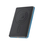 Promate Blade-5 5000 mAh Ultra-Slim Aluminum Crafted MagSafe Compatible Wireless Charging PowerBank - Blue