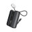 Promate Neo-10 10000mAh 30W Power Delivery Smartphone & Apple Watch Charging Power Bank with in-built USB-C Cable - Black