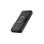 Promate PowerPack-Fold 10000mAh 5-in-1 Foldable MagSafe Compatible Wireless Charging Power Bank