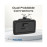 Promate PowerUp-10Duo 10,000 mAh Ultra-Compact Fast Charging Power Bank with Dual folding USB-C and Lightning Connectors - Black