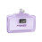 Promate PowerUp-10Duo 10,000 mAh Ultra-Compact Fast Charging Power Bank with Dual folding USB-C and Lightning Connectors - Purple