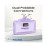 Promate PowerUp-10Duo 10,000 mAh Ultra-Compact Fast Charging Power Bank with Dual folding USB-C and Lightning Connectors - Purple