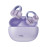 Promate AirClip AudioFit™ Open Ear Clip On TWS Earbuds w/ IntelliTouch - Purple