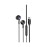 Promate LumiBuds-C LumiSound™ Transparent Stereo USB-C Wired RGB Earphones - Black