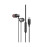 Promate Silken-C Ergonomic In-Ear USB-C Wired Stereo Earphones - Black