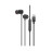Promate Silken-C Ergonomic In-Ear USB-C Wired Stereo Earphones - Gray