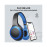 Promate LaBoca Deep Bass Over-Ear Wireless Headphones - Blue