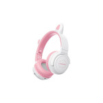 Promate Panda KidSafe Kawaii Style Wireless Kids Headset - Bubble Gum
