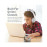 Promate Panda KidSafe Kawaii Style Wireless Kids Headset - Lilac