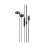 Promate Vibe-LT MFi-Certified Ergonomic In-Ear Lightning Connector Earphones - Black