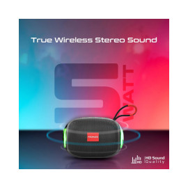 Promate Capsule-3 LumiFlux™ High-Definition Wireless Speaker - Black
