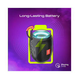 Promate Capsule-3 LumiFlux™ High-Definition Wireless Speaker - Black