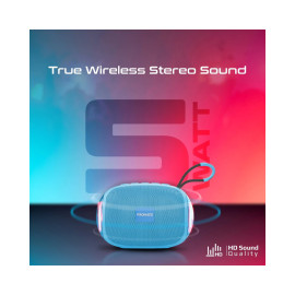 Promate Capsule-3 LumiFlux™ High-Definition Wireless Speaker - Blue