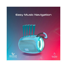Promate Capsule-3 LumiFlux™ High-Definition Wireless Speaker - Blue