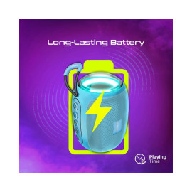 Promate Capsule-3 LumiFlux™ High-Definition Wireless Speaker - Blue