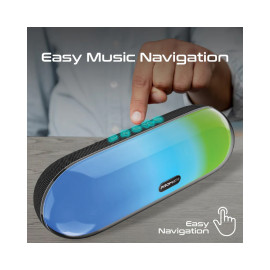 Promate LumiBar LumiSound™ High Fidelity True Wireless Bluetooth v5.3 Speaker