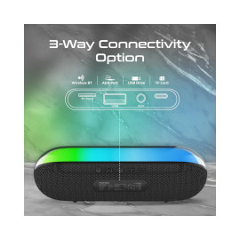 Promate LumiBar LumiSound™ High Fidelity True Wireless Bluetooth v5.3 Speaker