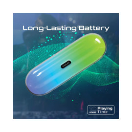 Promate LumiBar LumiSound™ High Fidelity True Wireless Bluetooth v5.3 Speaker