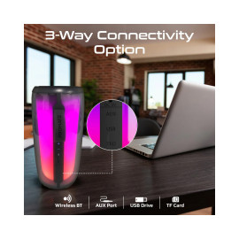 Promate LumiTower LumiSound™ True Wireless Bluetooth v5.3 HD Speaker
