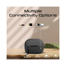 Promate Mood High-Fidelity Mini Bluetooth Speaker - Black