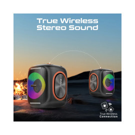 Promate Strike-40 LumiSound™ HD 40W True Wireless Speaker with RGB Light