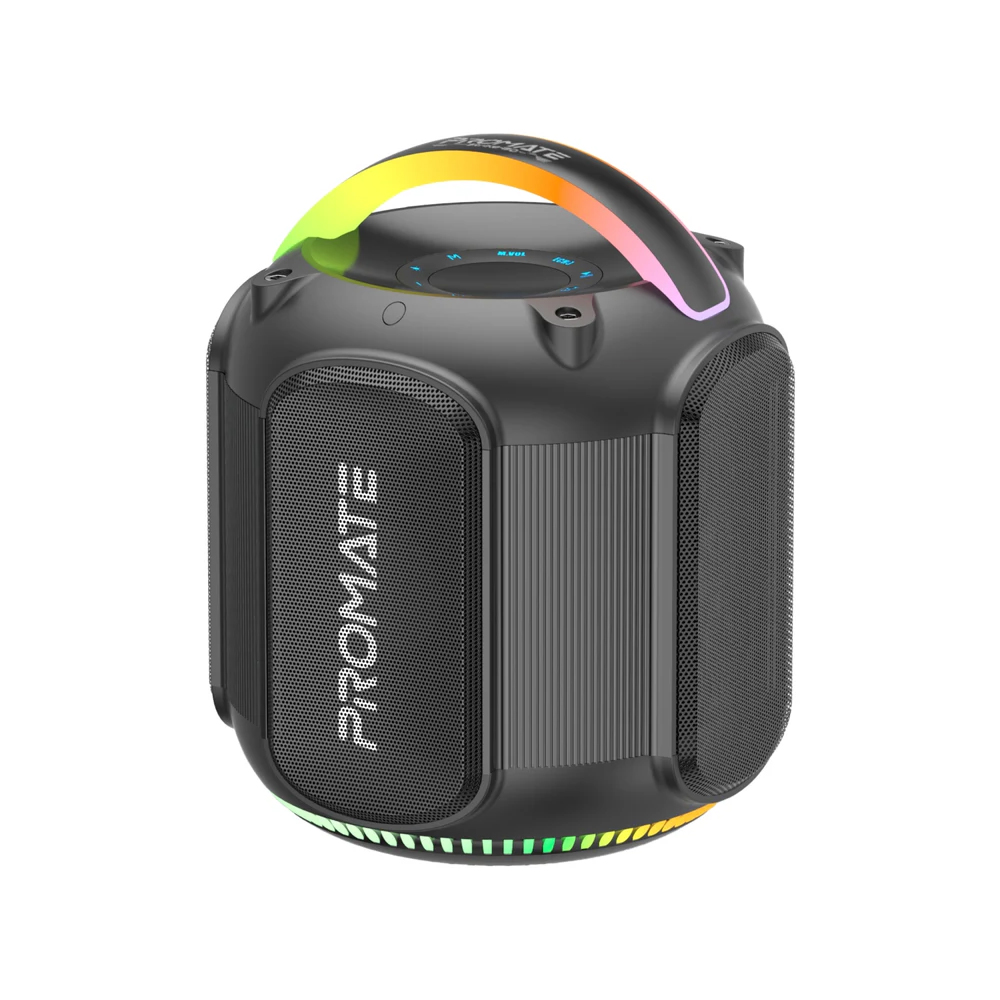 Promate Strike-80 Dynamic RGB Bluetooth v5.3 True Wireless 80W Speaker