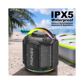 Promate Strike-80 Dynamic RGB Bluetooth v5.3 True Wireless 80W Speaker