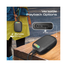 Promate Tingz CrystalSound™ 7W High-Definition Wireless Speaker - Black