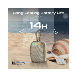 Promate Tingz CrystalSound™ 7W High-Definition Wireless Speaker - Bronze Titanium
