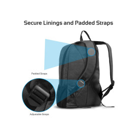 Promate Alpha-BP Durable Anti-Theft 15.6 Inches Laptop Backpack with Large Secure Compartment