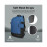 Promate Birger 15.6" ComfortStyle™ Laptop Backpack with Large Compartments - Blue
