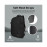 Promate Birger 15.6" ComfortStyle™ Laptop Backpack with Large Compartments - Black