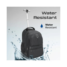 Promate Compact-TR Large Capacity Trolley Bag with Multiple Compartments for 15.6” Laptops