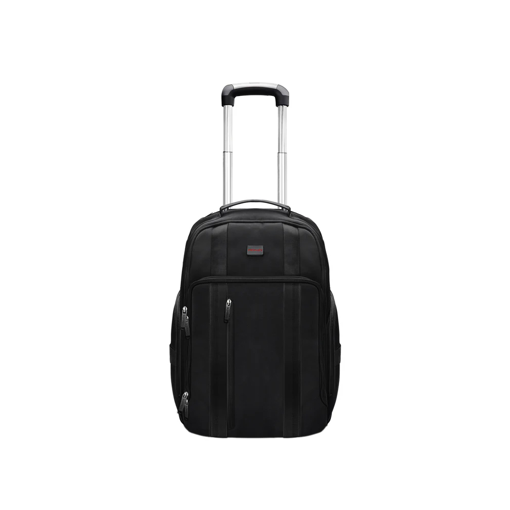 Promate CramPack-TR Multi-Functional 15.6” Laptop Trolley Bag with Large Multiple Compartments