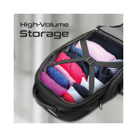 Promate CramPack-TR Multi-Functional 15.6” Laptop Trolley Bag with Large Multiple Compartments