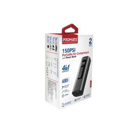 Promate Aerify 150PSI Portable Air Compressor with Power Bank