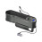 Promate CarMate-RPD 65W Multi-Functional Car Organizer and Charging Station with USB-C & Lightning Retractable Cables - Black
