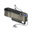 Promate CarMate-RPD 65W Multi-Functional Car Organizer and Charging Station with USB-C & Lightning Retractable Cables - Brown