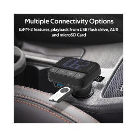 Promate ezFM-2 In-Car FM Transmitter with Dual USB Ports