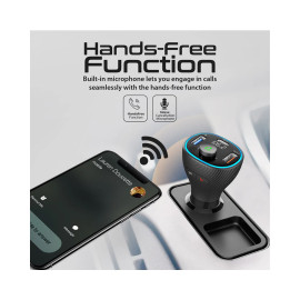 Promate PowerTune-38W Universal Wireless Hands-free Kit with FM Transmitter
