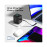 Promate Cubix-R70 70W GaNFast™ Wall Charger w/ Retractable USB-C Cable