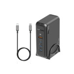 Promate GaNPort-140W 140W Super-Speed GaNFast™ Charging Station with Power Delivery 3.1 & Quick Charge 3.0