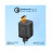 Promate PowerPort-25CC.EU 25W Dual Port Adapter Combo with 60W Fast Charging USB-C Cable