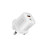 Promate PowerPort-33 33W Power Delivery GaNFast™ Charging Adapter - White