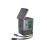 Promate PowerSync-105 105W GaNFast™ Multi-Port Wireless Charging Station with Dual Retractable Cables