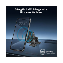 Promate ArcMount MagGrip™ 360° Cradleless Magnetic Smartphone Holder