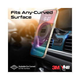 Promate ArcMount MagGrip™ 360° Cradleless Magnetic Smartphone Holder