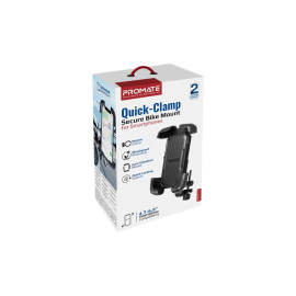 Promate BikeMount-2 Quick-Clamp SecureMount Bike Mount for Smartphones