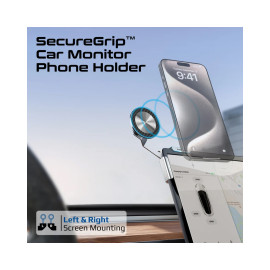 Promate MagHold-90 SecureGrip™ Cradleless Magnetic Smartphone Holder for Car Monitor