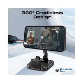 Promate MagHook 360° Rotatable MagSafe Compatible Smartphone Clip-on Mount
